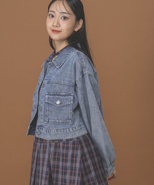 3.3 Field Trip （3.3フィールドトリップ）の「3.3 Field Trip／デニムショートジャケット（デニムジャケット・レディース・その他2/その他1・FREE）」の13枚目の写真