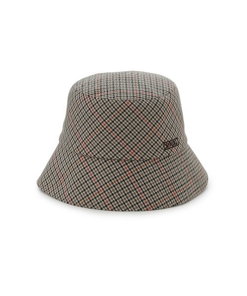 SNIDEL（スナイデル）の「バリエバケットハット（ハット・レディース・アイボリー/チェック/ブラウン・F）」の3枚目の写真