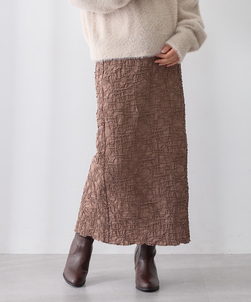 Rosemadame(ローズマダム)の「ふくれシャーリングスカート(マタニティ~産後)妊婦服 産前・産後対応(マタニティウェア/グッズ・レディース・ベージュ/モカ/ブラック・M/L/LL)」の9枚目の写真