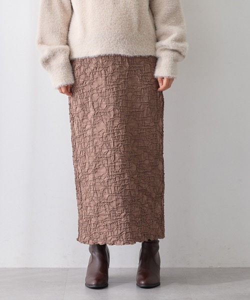 Rosemadame(ローズマダム)の「ふくれシャーリングスカート(マタニティ~産後)妊婦服 産前・産後対応(マタニティウェア/グッズ・レディース・ベージュ/モカ/ブラック・M/L/LL)」の10枚目の写真