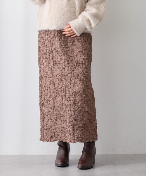 Rosemadame(ローズマダム)の「ふくれシャーリングスカート(マタニティ~産後)妊婦服 産前・産後対応(マタニティウェア/グッズ・レディース・ベージュ/モカ/ブラック・M/L/LL)」の11枚目の写真