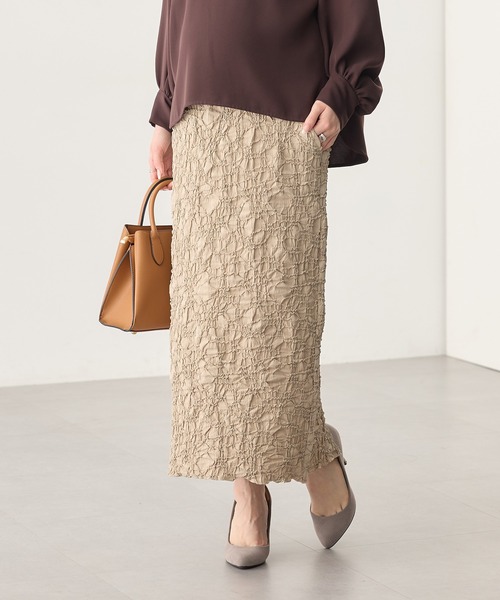 Rosemadame(ローズマダム)の「ふくれシャーリングスカート(マタニティ~産後)妊婦服 産前・産後対応(マタニティウェア/グッズ・レディース・ベージュ/モカ/ブラック・M/L/LL)」の17枚目の写真