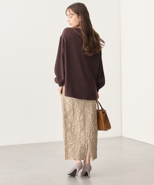Rosemadame(ローズマダム)の「ふくれシャーリングスカート(マタニティ~産後)妊婦服 産前・産後対応(マタニティウェア/グッズ・レディース・ベージュ/モカ/ブラック・M/L/LL)」の22枚目の写真