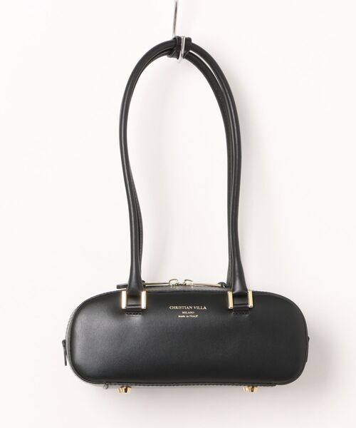 CHRISTIAN VILLA（クリスチャンヴィラ）の「【CHRISTIAN VILLA】ワイドシルエットミニショルダーバッグ(Q56515)（ショルダーバッグ・レディース・ブラック・ALL）」の8枚目の写真