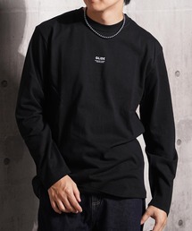 1111clothing（ワンフォークロージング）の「度詰め天竺 ロゴ ロングスリーブTシャツ / High-density jersey logo long-sleeved T-shirt（Tシャツ/カットソー・メンズ）」
