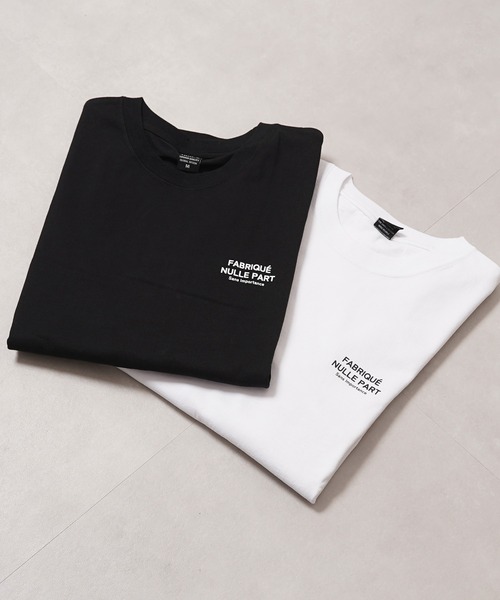 1111clothing（ワンフォークロージング）の「度詰め天竺 ロゴ ロングスリーブTシャツ / High-density jersey logo long-sleeved T-shirt（Tシャツ/カットソー・メンズ・ホワイト系1/ホワイト系2/ホワイト系3/ブラック系1/ブラック系2/ブラック系3・M/L）」の20枚目の写真