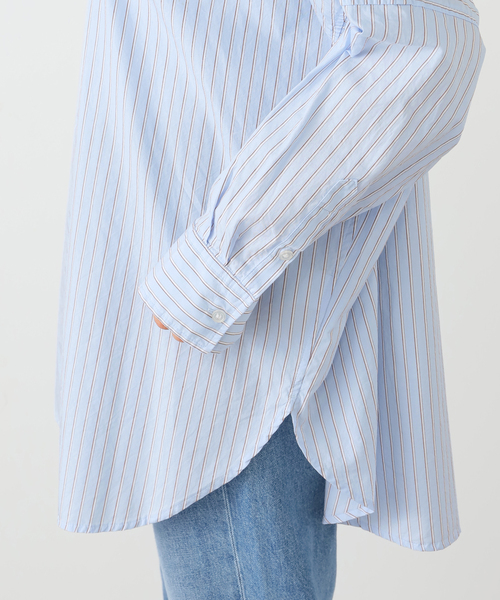 SLOBE IENA(スローブイエナ)の「《追加》オーバーサイズシャツ(シャツ/ブラウス・レディース・スカイブルー/ホワイト/ベージュ・FREE)」の19枚目の写真