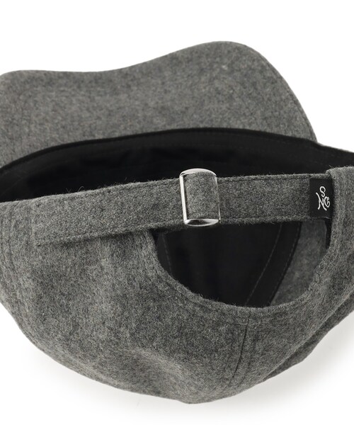 Dessin（デッサン）の「【ユニセックス】メルトンキャップ（キャップ・レディース・ブラック/ネイビー/グレー・00）」の5枚目の写真