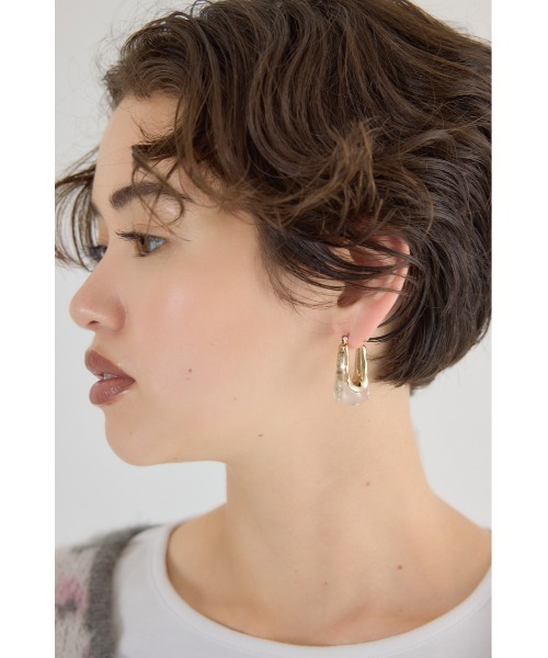 RODEO CROWNS WIDE BOWL（ロデオクラウンズワイドボウル）の「アクリルメタルピアス（ピアス（両耳用）・レディース・クリア・FREE）」の6枚目の写真