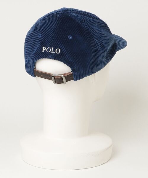ポロラルフローレン　コーデュロイキャップ　ブルー ポロラルフローレン コーデュロイキャップ ブルー Polo Ralph