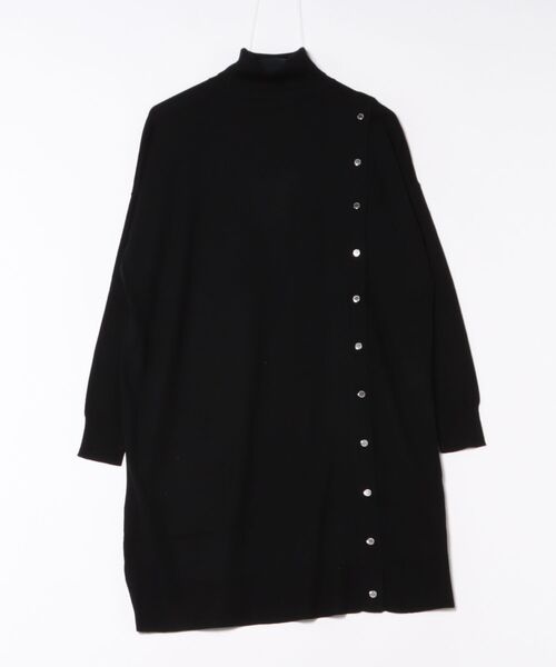 ALLSAINTS（オールセインツ）の「UMI WOOL BLEND DRESS | UMI ウール ブレンド ドレス・ワンピース（ワンピース・レディース・ブラック・S/M/XS/L）」の2枚目の写真