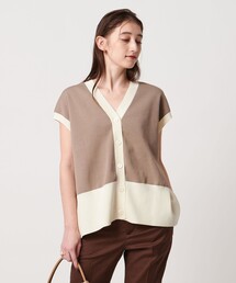 UNITED ARROWS（ユナイテッドアローズ）の「ミニマル 2WAY ベスト‐ウォッシャブル‐（ニット/セーター・レディース）」