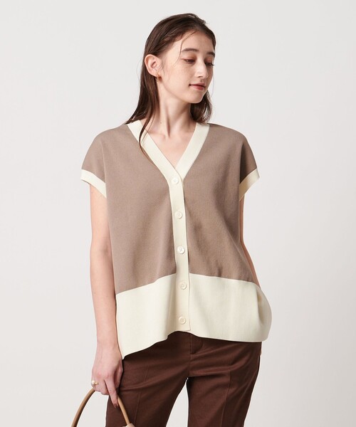 セール】ミニマル 2WAY ベスト‐ウォッシャブル‐（ニット/セーター