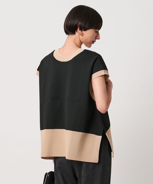 UNITED ARROWS（ユナイテッドアローズ）の「ミニマル 2WAY ベスト‐ウォッシャブル‐（ニット/セーター・レディース・ブラック/ダークブラウン/ベージュ・FREE）」の22枚目の写真