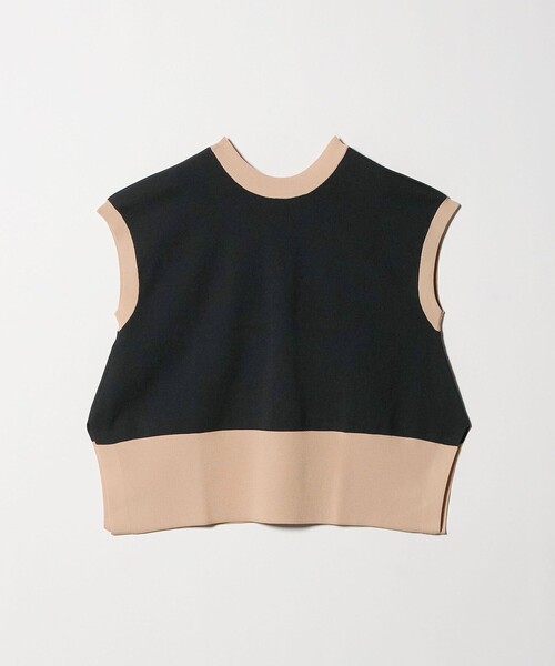 UNITED ARROWS（ユナイテッドアローズ）の「ミニマル 2WAY ベスト‐ウォッシャブル‐（ニット/セーター・レディース・ブラック/ダークブラウン/ベージュ・FREE）」の17枚目の写真