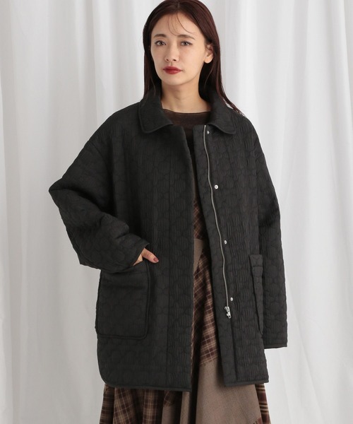 mysty woman(ミスティウーマン)の「3WAYキルティングブルゾン 582490(ブルゾン・レディース・アイボリー/ブラック/ブラウン・FREE)」の5枚目の写真