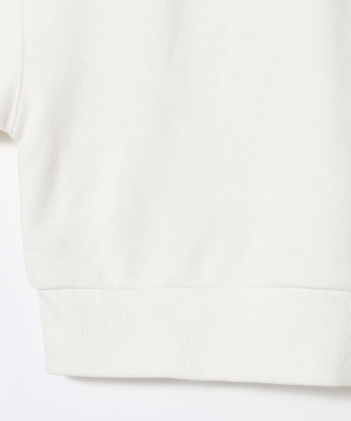 JEANASIS（ジーナシス）の「ハーフZIPショートプルオーバー/599189（スウェット・レディース・オフホワイト/ネイビー/ブラック・FREE）」の8枚目の写真