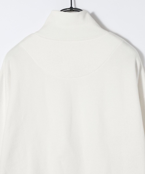 JEANASIS（ジーナシス）の「ハーフZIPショートプルオーバー/599189（スウェット・レディース・オフホワイト/ネイビー/ブラック・FREE）」の9枚目の写真