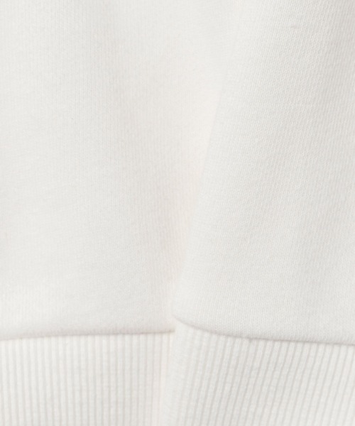 JEANASIS（ジーナシス）の「ハーフZIPショートプルオーバー/599189（スウェット・レディース・オフホワイト/ネイビー/ブラック・FREE）」の10枚目の写真