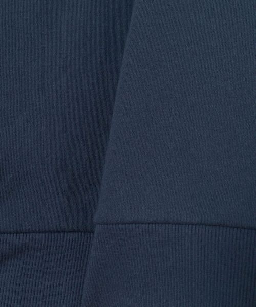 JEANASIS（ジーナシス）の「ハーフZIPショートプルオーバー/599189（スウェット・レディース・オフホワイト/ネイビー/ブラック・FREE）」の12枚目の写真