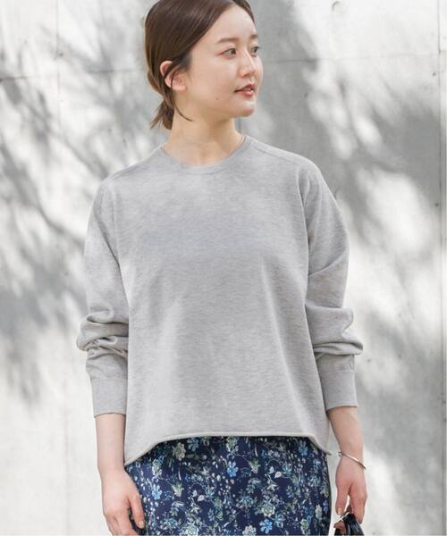 IENA(イエナ)の「《追加3》LEVITAコットンプルオーバー(ニット/セーター・レディース・ライトグレー/ブラウン/ベージュ系その他・FREE)」の4枚目の写真