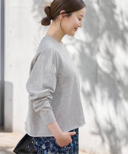 IENA(イエナ)の「《追加3》LEVITAコットンプルオーバー(ニット/セーター・レディース・ライトグレー/ブラウン/ベージュ系その他・FREE)」の6枚目の写真