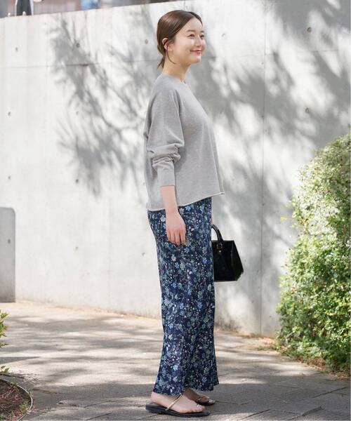 IENA(イエナ)の「《追加3》LEVITAコットンプルオーバー(ニット/セーター・レディース・ライトグレー/ブラウン/ベージュ系その他・FREE)」の9枚目の写真