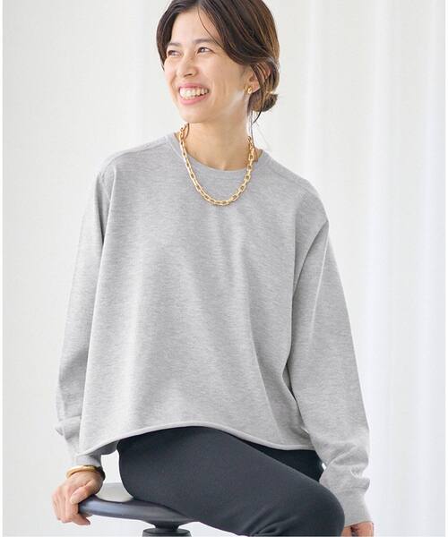 IENA(イエナ)の「《追加3》LEVITAコットンプルオーバー(ニット/セーター・レディース・ライトグレー/ブラウン/ベージュ系その他・FREE)」の12枚目の写真