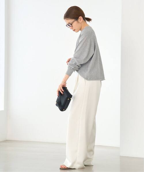 IENA(イエナ)の「《追加3》LEVITAコットンプルオーバー(ニット/セーター・レディース・ライトグレー/ブラウン/ベージュ系その他・FREE)」の16枚目の写真