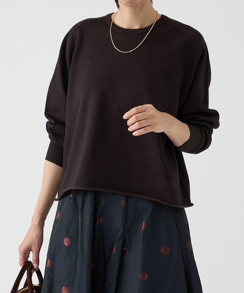 IENA(イエナ)の「《追加3》LEVITAコットンプルオーバー(ニット/セーター・レディース・ライトグレー/ブラウン/ベージュ系その他・FREE)」の19枚目の写真