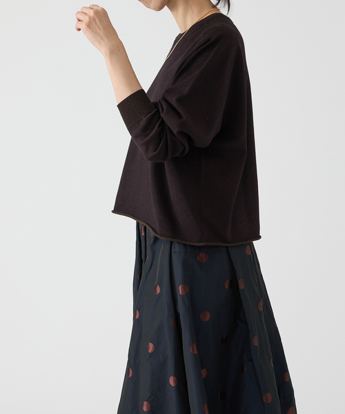 IENA(イエナ)の「《追加3》LEVITAコットンプルオーバー(ニット/セーター・レディース・ライトグレー/ブラウン/ベージュ系その他・FREE)」の20枚目の写真