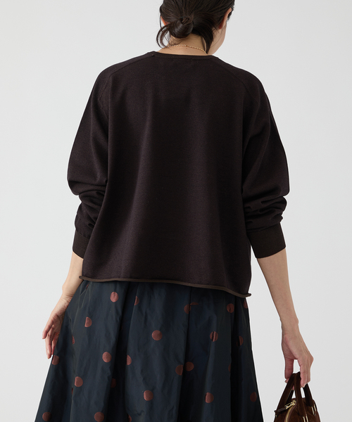 IENA(イエナ)の「《追加3》LEVITAコットンプルオーバー(ニット/セーター・レディース・ライトグレー/ブラウン/ベージュ系その他・FREE)」の21枚目の写真