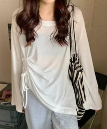 サイドシャーリングシアートップス