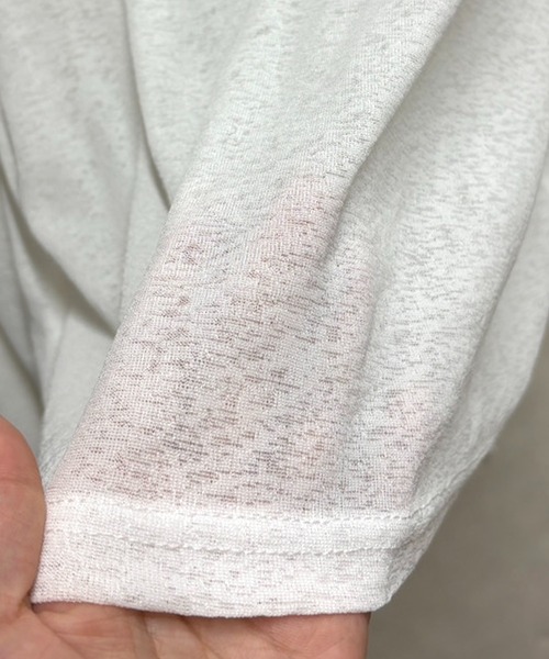 NANEA（ナネア）の「サイドシャーリングシアートップス（Tシャツ/カットソー・レディース・ホワイト/ブラック・SMALL/MEDIUM/LARGE）」の4枚目の写真