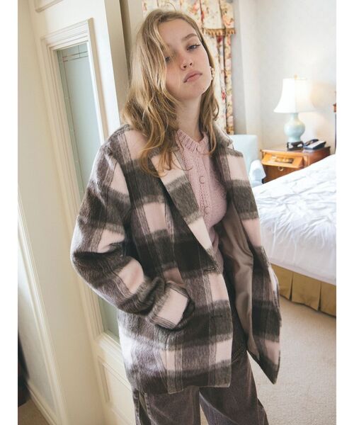 CALNAMUR（カルナムール）の「サイドラインデニムパンツ（デニムパンツ・レディース・ブラウン/インディゴブルー・SMALL/MEDIUM）」の4枚目の写真