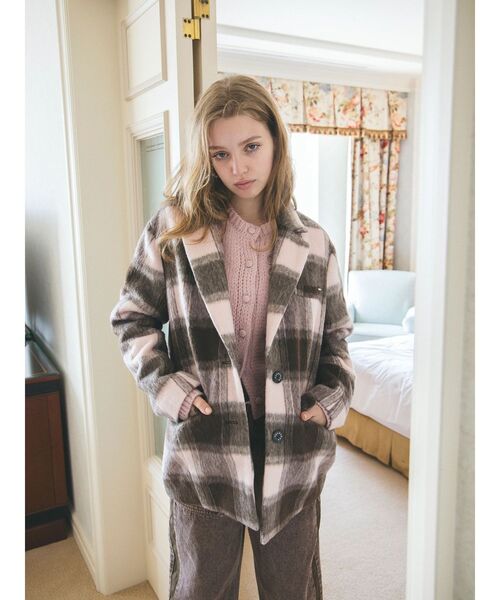 CALNAMUR（カルナムール）の「サイドラインデニムパンツ（デニムパンツ・レディース・ブラウン/インディゴブルー・SMALL/MEDIUM）」の5枚目の写真