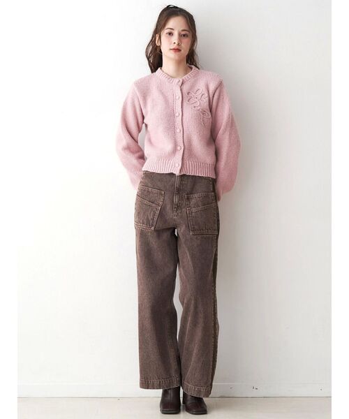 CALNAMUR（カルナムール）の「サイドラインデニムパンツ（デニムパンツ・レディース・ブラウン/インディゴブルー・SMALL/MEDIUM）」の11枚目の写真