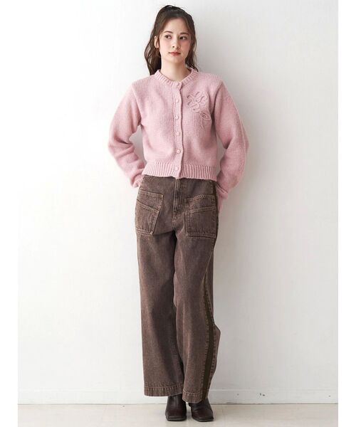 CALNAMUR（カルナムール）の「サイドラインデニムパンツ（デニムパンツ・レディース・ブラウン/インディゴブルー・SMALL/MEDIUM）」の12枚目の写真