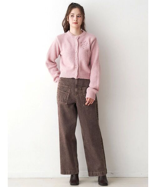 CALNAMUR（カルナムール）の「サイドラインデニムパンツ（デニムパンツ・レディース・ブラウン/インディゴブルー・SMALL/MEDIUM）」の13枚目の写真