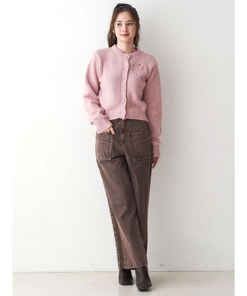 CALNAMUR（カルナムール）の「サイドラインデニムパンツ（デニムパンツ・レディース・ブラウン/インディゴブルー・SMALL/MEDIUM）」の15枚目の写真