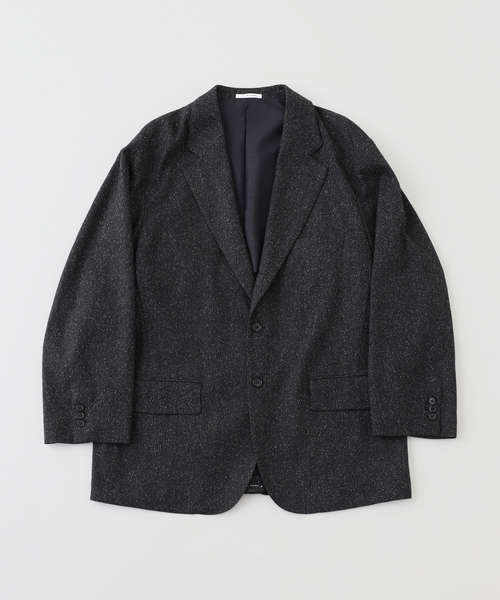 Couture d'adam(クチュールドアダム)の「COUTURE D’ADAM (クチュール ド アダム) Big ジャケット(シルクネップ へリンボン)(テーラードジャケット・メンズ・チャコールグレー・40/42)」の1枚目の写真