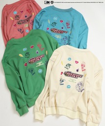 DOUBLE NAME | パワーパフガールズコラボ ステッカーデコプルオーバー(Tシャツ/カットソー)