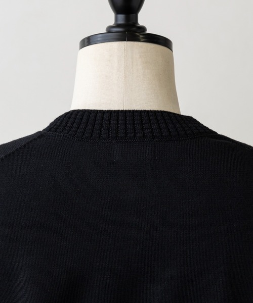 SONO ニットチュニック　黒　パール 雪が降るジャカードニットチュニック - ベルーナ【公式】