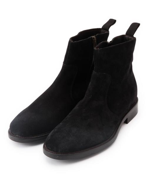 サイドジップ イタリアン スエード ブーツ 日本製 united arrows BEAUTY&YOUTH UNITED ARROWS（ビューティーアンドユースユナイテッド