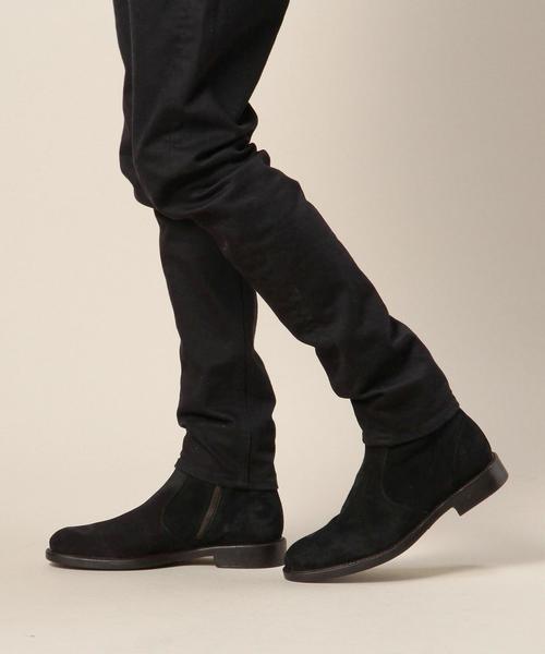 サイドジップ イタリアン スエード ブーツ 日本製 united arrows BEAUTY&YOUTH UNITED ARROWS（ビューティーアンドユースユナイテッド