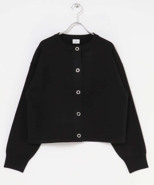 仁村紗和さん着用』『UR TECH 200日ニット』リングドットカーディガン