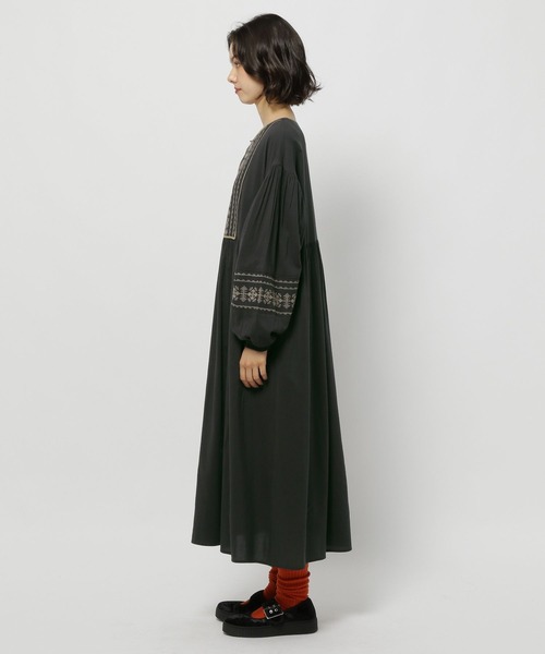 セール】刺繍パイピングワンピース（ワンピース）｜niko and