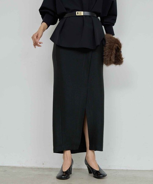 GALLARDAGALANTE（ガリャルダガランテ）の「アセテートツイルスカート（スカート・レディース・オフホワイト/ブラック・1/0）」の17枚目の写真