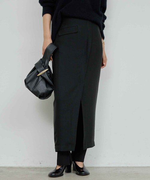 GALLARDAGALANTE（ガリャルダガランテ）の「アセテートツイルスカート（スカート・レディース・オフホワイト/ブラック・1/0）」の22枚目の写真