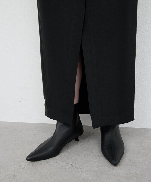 GALLARDAGALANTE（ガリャルダガランテ）の「アセテートツイルスカート（スカート・レディース・オフホワイト/ブラック・1/0）」の8枚目の写真